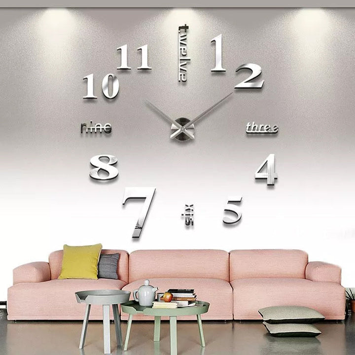 DIY Moderne Die-freie Wanduhr | Karnz