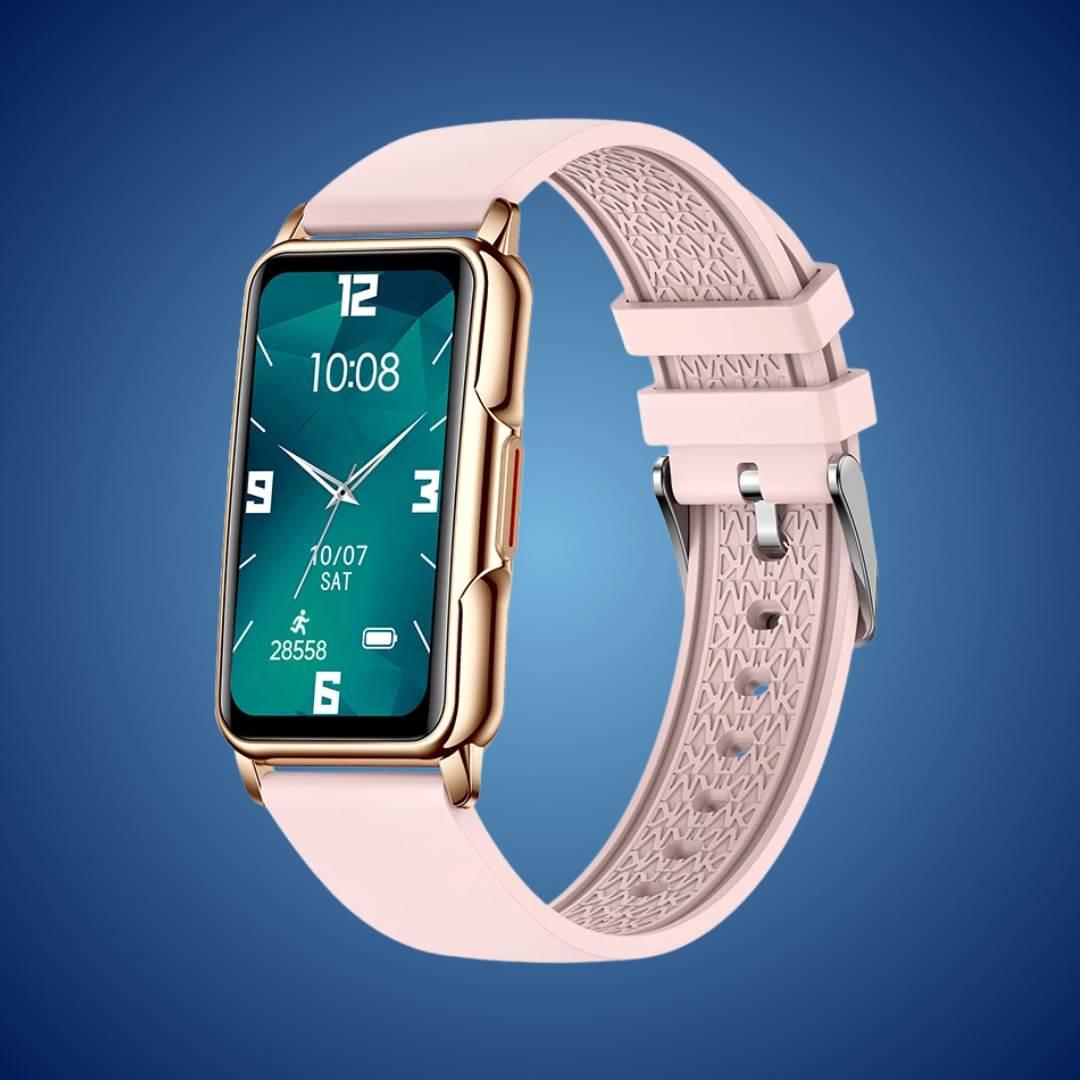 Elegante Smartwatch für den Alltag | Gesundheitsüberwachung - Langlebiges Design - Nahtlose ganztägige Konnektivität Karnz