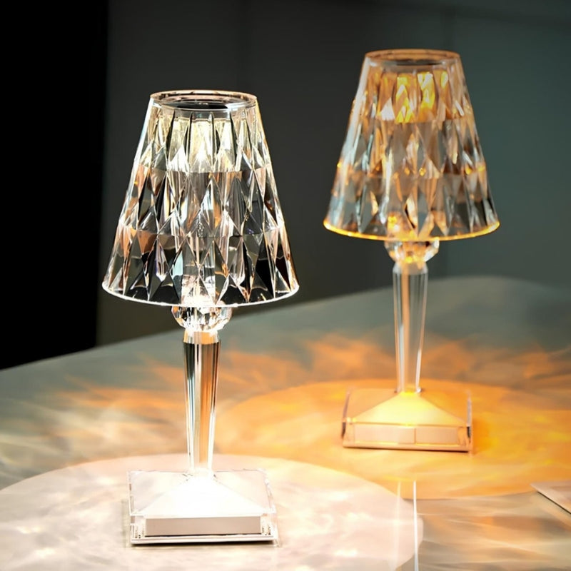 Kristall Tischlampe mit Touch-Steuerung - LumeCrystal | Karnz
