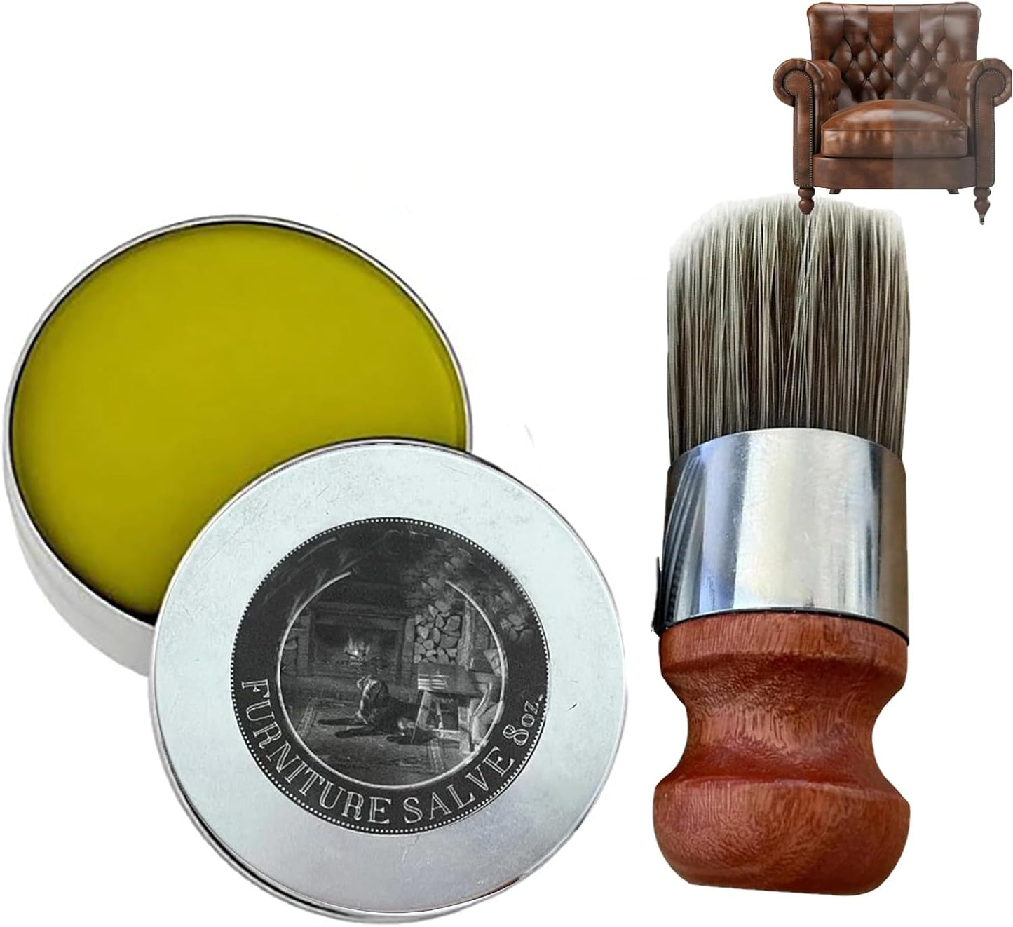 Wise Owl Furniture Salve & Brush | Karnz