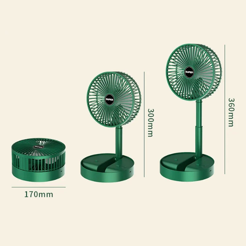Klappbarer leiser elektrischer Desktop-USB-Lüfter