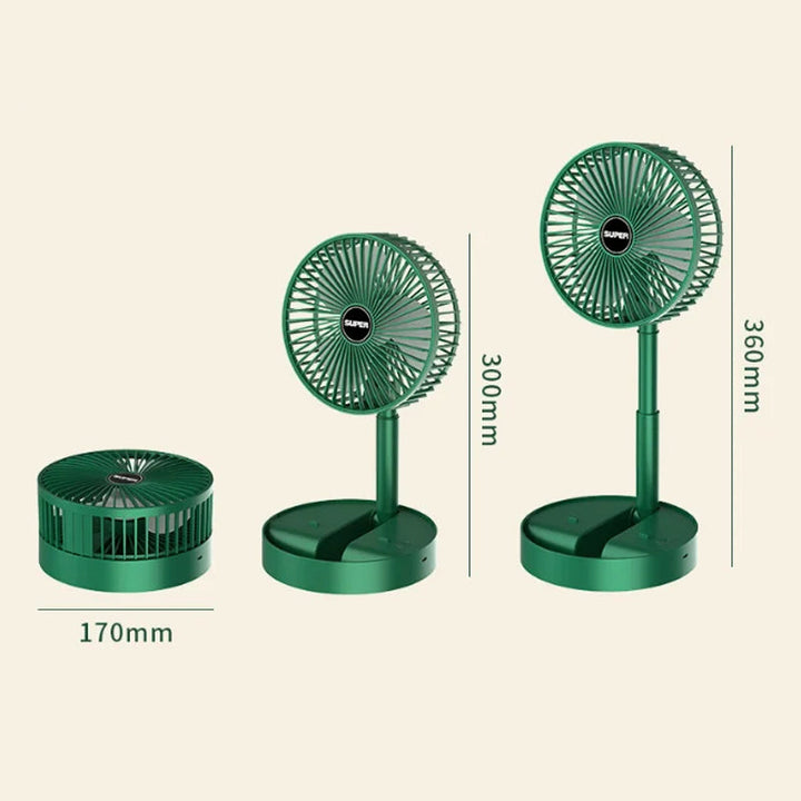 Klappbarer leiser elektrischer Desktop-USB-Lüfter