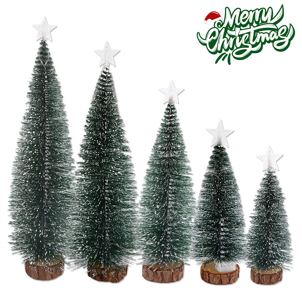 Mini-Weihnachtsbaum mit LED-Beleuchtung und Stern