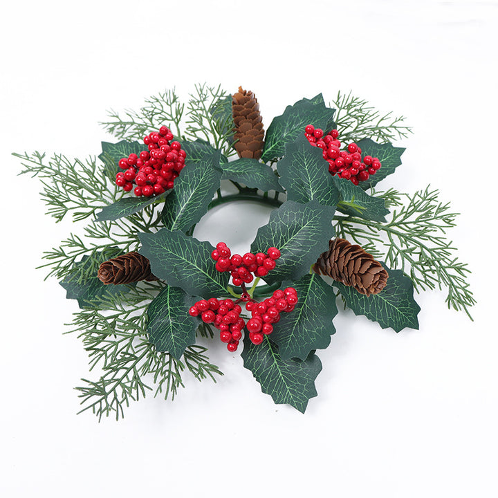 Weihnachtlicher Kerzenkranz