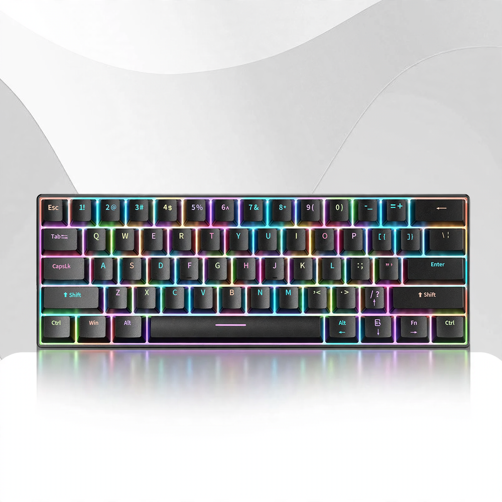 Mechanische Tastatur mit RGB-Beleuchtung