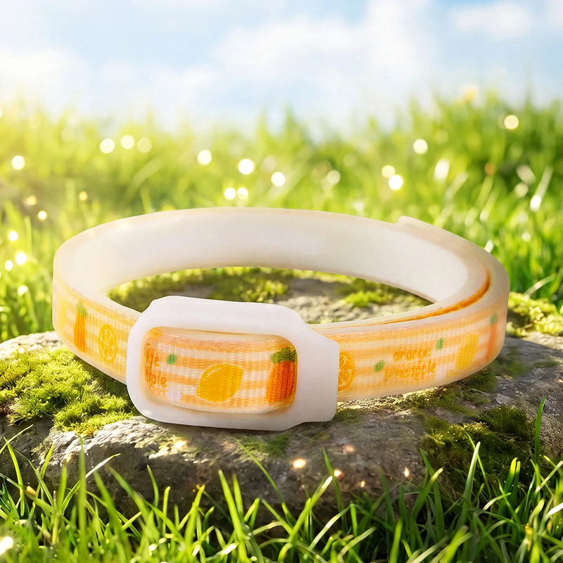 Verstellbares Halsband mit Fruchtmuster für Hunde