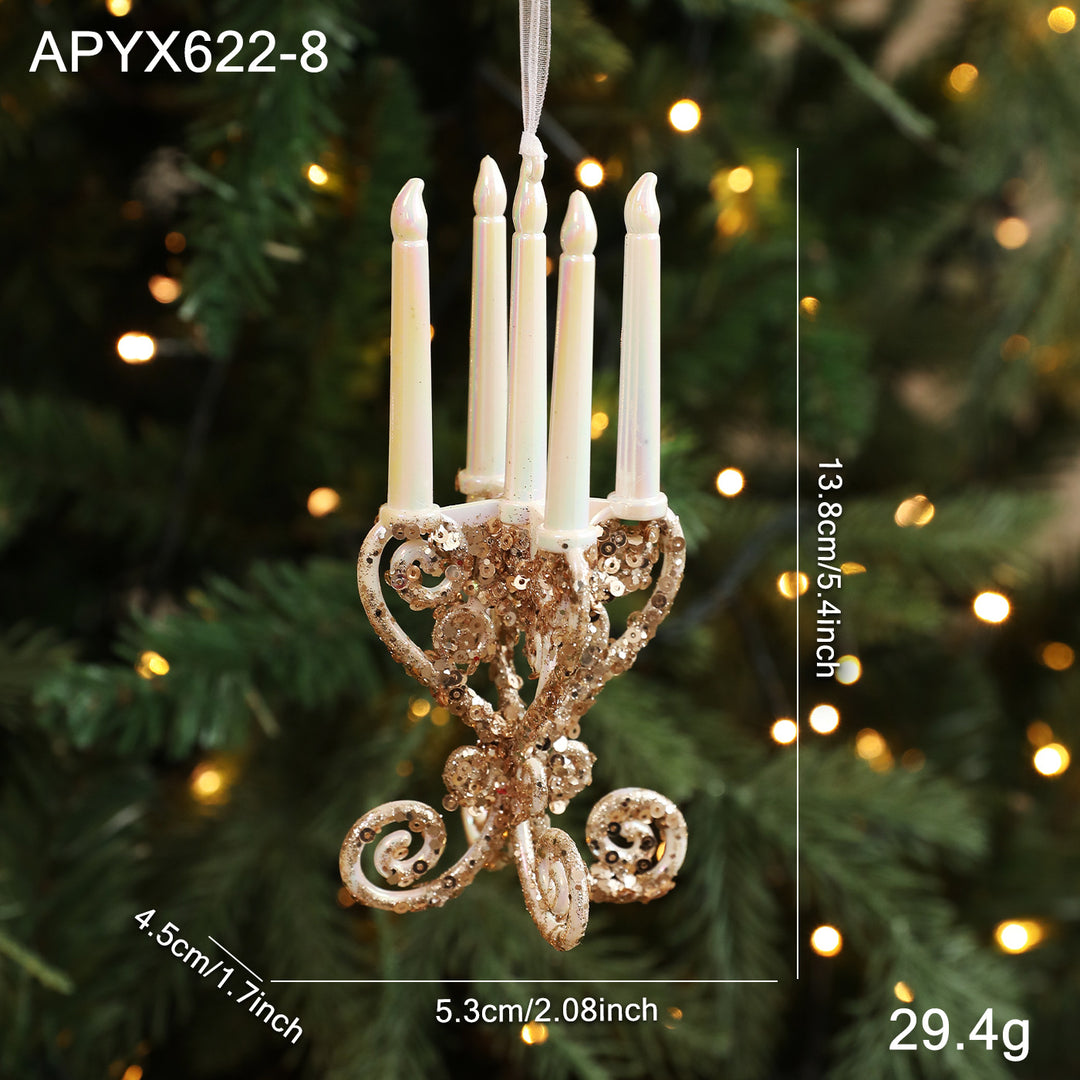 Dekorative Weihnachtsanhänger aus Kunststoff