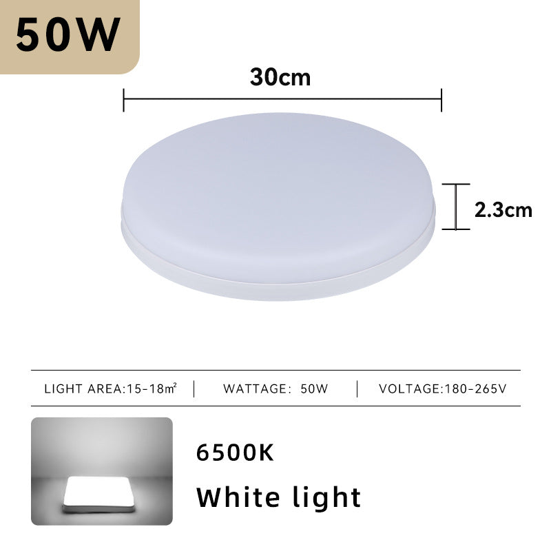 LED-Deckenleuchte, quadratisch oder rund