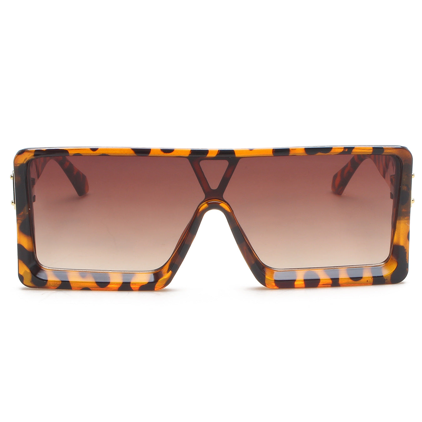 Damen große, quadratische Sonnenbrille mit durchgehendem Verlauf Karnz