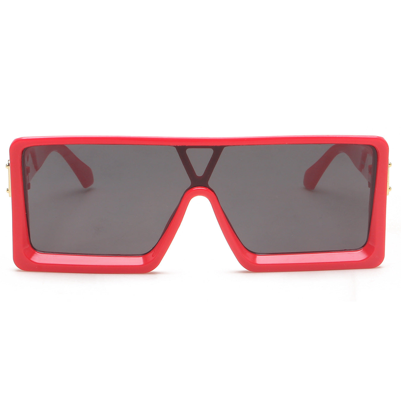 Damen große, quadratische Sonnenbrille mit durchgehendem Verlauf Karnz
