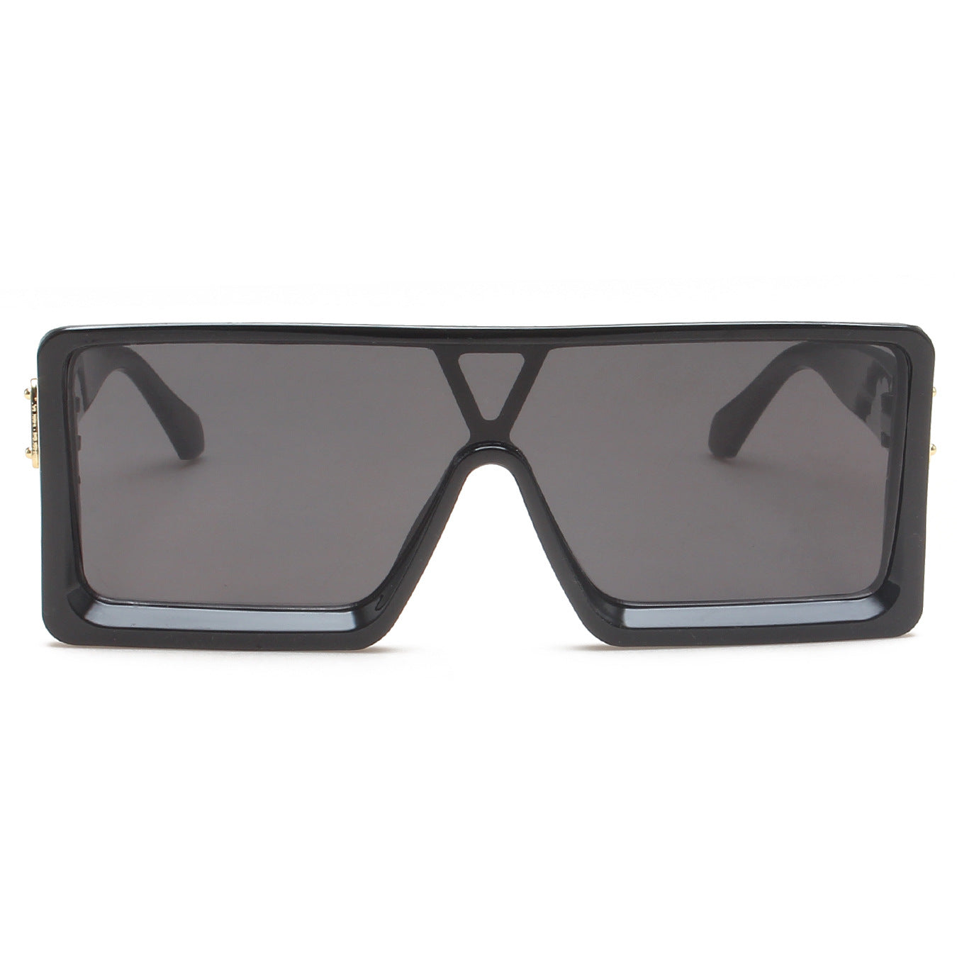 Damen große, quadratische Sonnenbrille mit durchgehendem Verlauf Karnz
