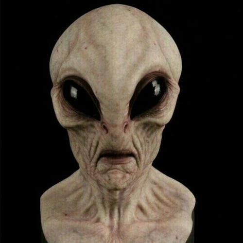 Realistische Alien-Maske – Latex- und Silikon-Halloween-Maske für Cosplay und Partys | Karnz