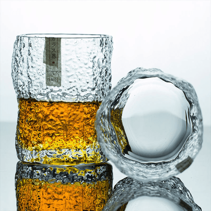 Japanisches Handgefertigtes Chamvin Edo Kiriko Whisky Glas | Karnz