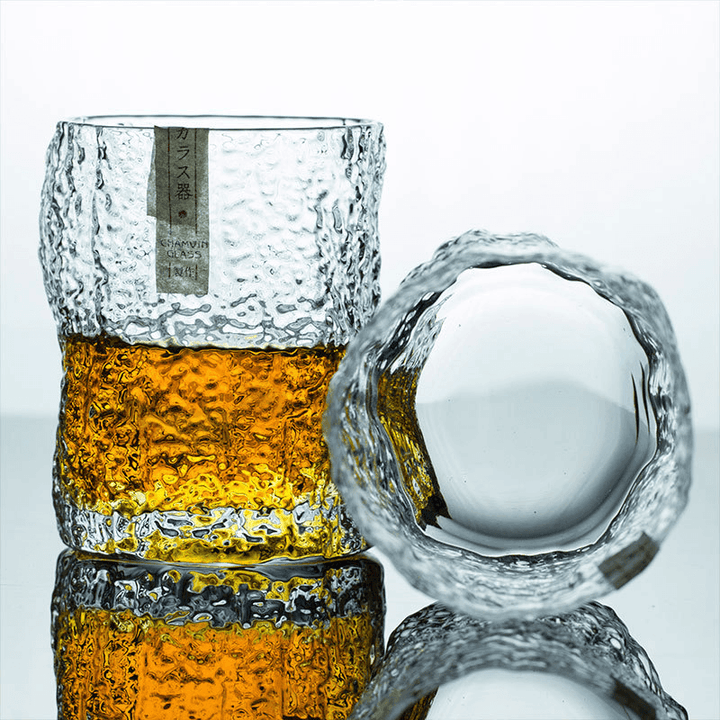 Japanisches Handgefertigtes Chamvin Edo Kiriko Whisky Glas | Karnz