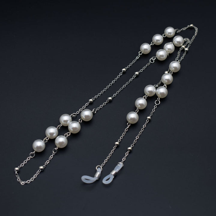 Eleganter Perlenkette Brillenhalter Karnz