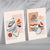 Boho-Pastellformen, 2er-Set Kunstdrucke