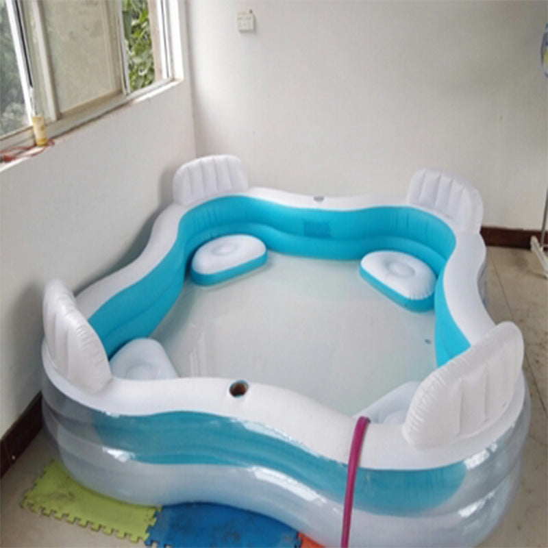 Damen Aufblasbare Lounge-Badewanne mit integrierten Liegeflächen Karnz