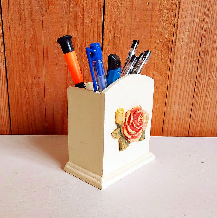 Dekorative Blumen Schreibtisch-Organizer