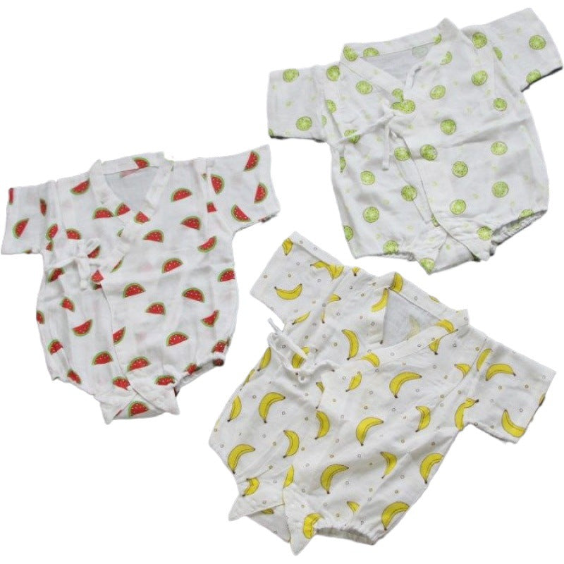 Süßes Wassermelonen-Print Baby-Strampler Karnz