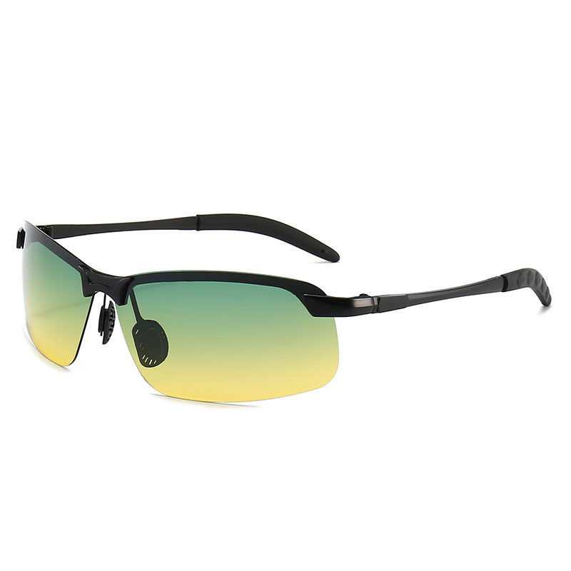 Herren sportliche Sonnenbrille mit flexiblem Rahmen Karnz