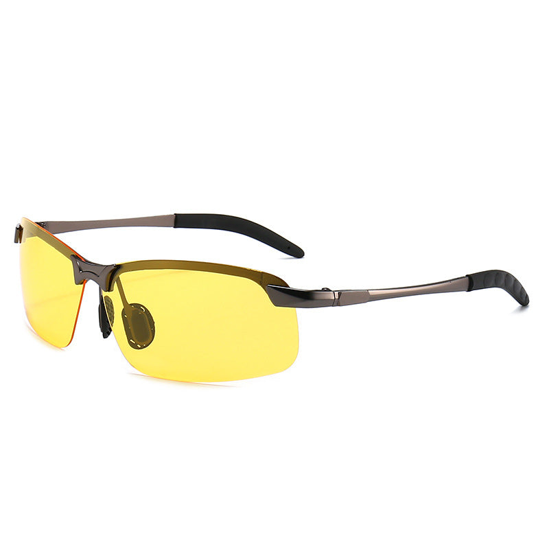 Herren sportliche Sonnenbrille mit flexiblem Rahmen Karnz