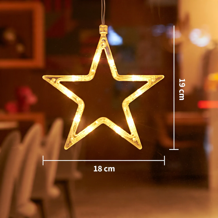 LED-Fensterleuchte mit Saugnapf, verschiedene Motive