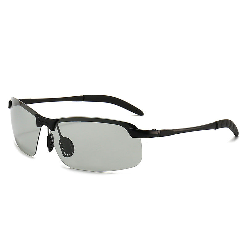 Herren sportliche Sonnenbrille mit flexiblem Rahmen Karnz