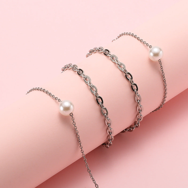 Perlenakzentuierte Brillenband Karnz