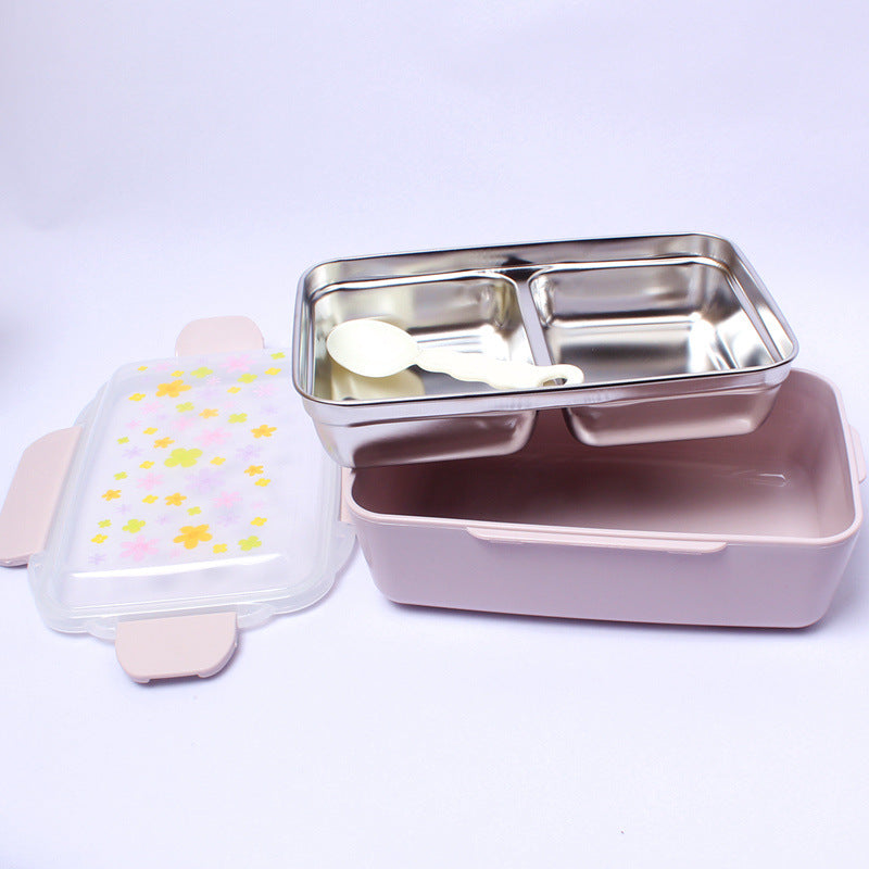 Blumenmuster BPA-freies Meal Prep Behälter Set