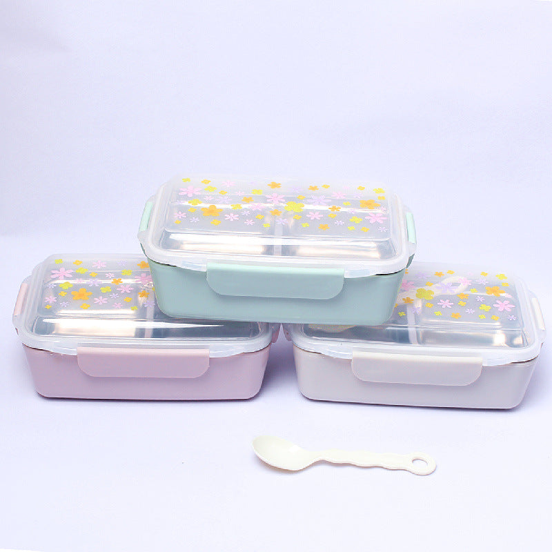 Blumenmuster BPA-freies Meal Prep Behälter Set