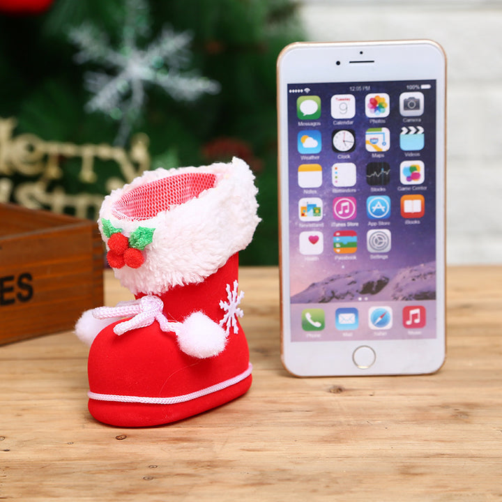 Dekorativer Mini Weihnachtsstiefel Karnz