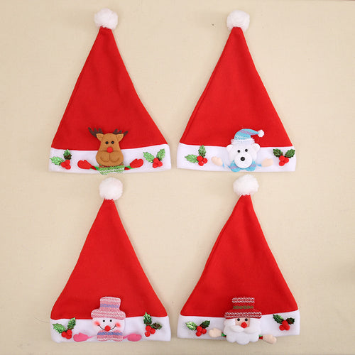 Festliche Weihnachtsmütze mit Schneemannmotiv Karnz