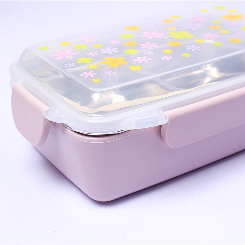 Blumenmuster BPA-freies Meal Prep Behälter Set