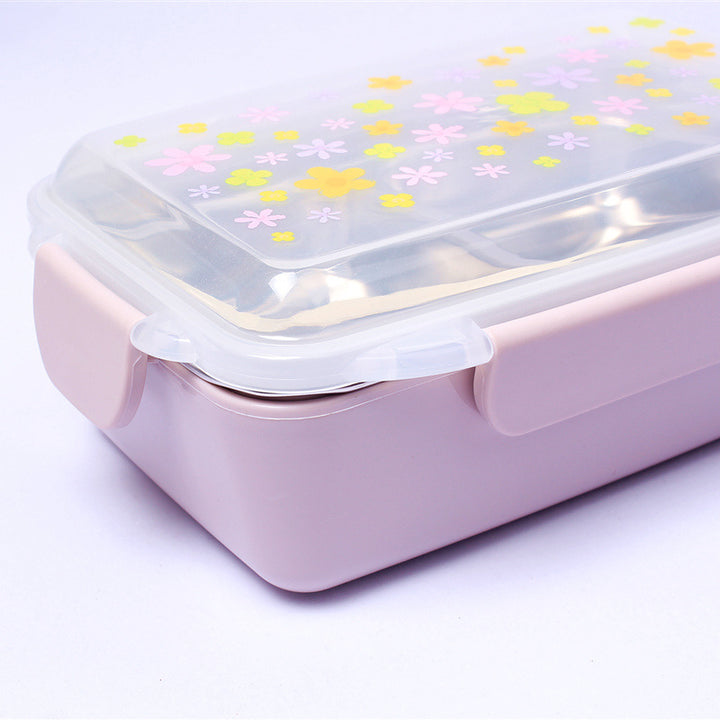 Blumenmuster BPA-freies Meal Prep Behälter Set