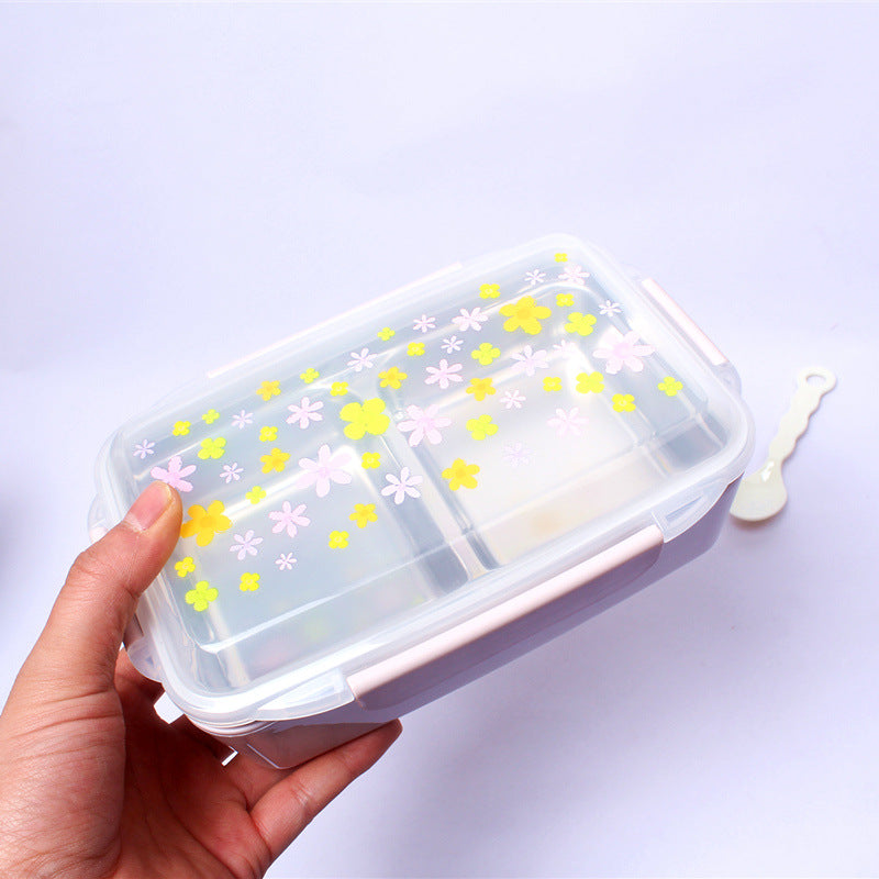 Blumenmuster BPA-freies Meal Prep Behälter Set