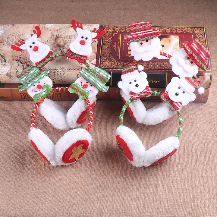 Festlicher Weihnachts-Haarreif mit Rentier-Motiv Karnz