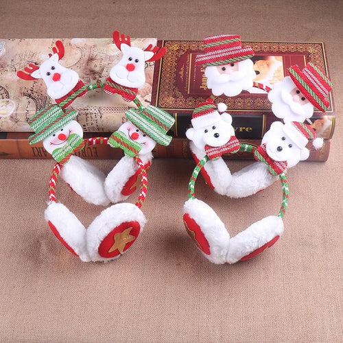 Festlicher Weihnachts-Haarreif mit Rentier-Motiv Karnz