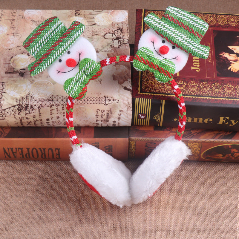 Festlicher Weihnachts-Haarreif mit Rentier-Motiv Karnz