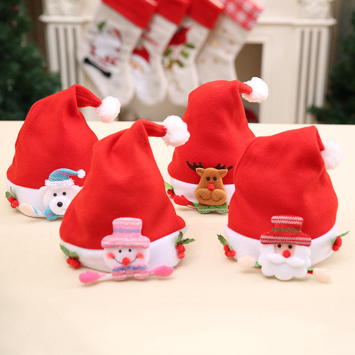 Festliche Weihnachtsmütze mit Schneemannmotiv Karnz