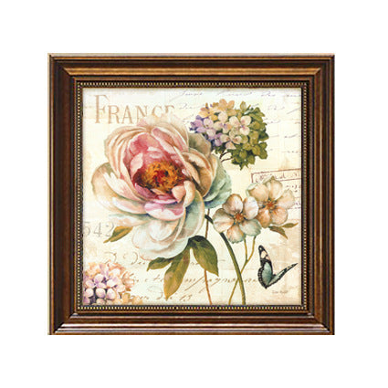 Eingerahmtes Vintage Landschaft Kunstwerk