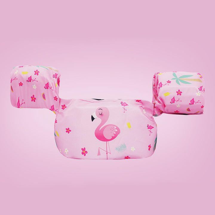 Damen Aufblasbare Schwimmhilfe mit farbigem Flamingo-Design Karnz