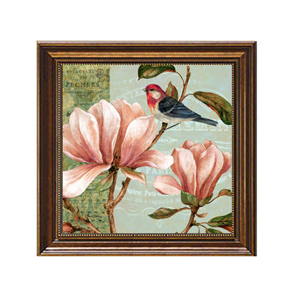 Eingerahmtes Vintage Landschaft Kunstwerk