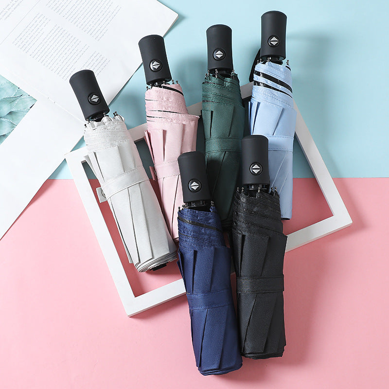 Damen UV-Schutz-Faltschirm mit innovativem Mechanismus Karnz