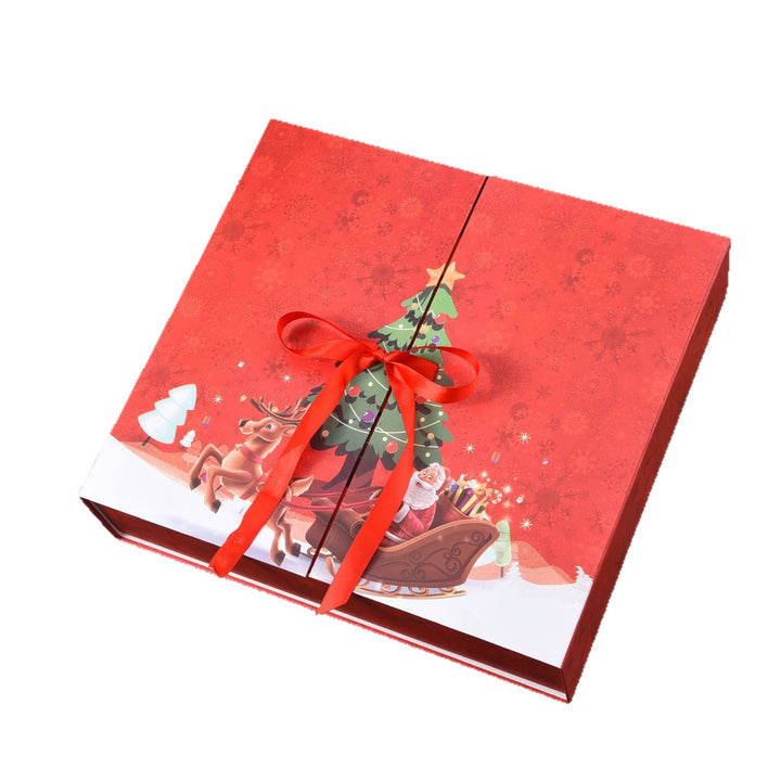Weihnachts-Adventskalender Box, 33x30x8 cm