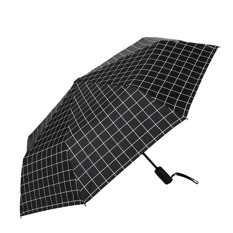 Damen Faltregenschirm mit elegantem Federdesign Karnz