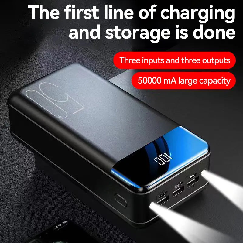 50.000mAh Powerbank mit Schnellladefunktion | Karnz