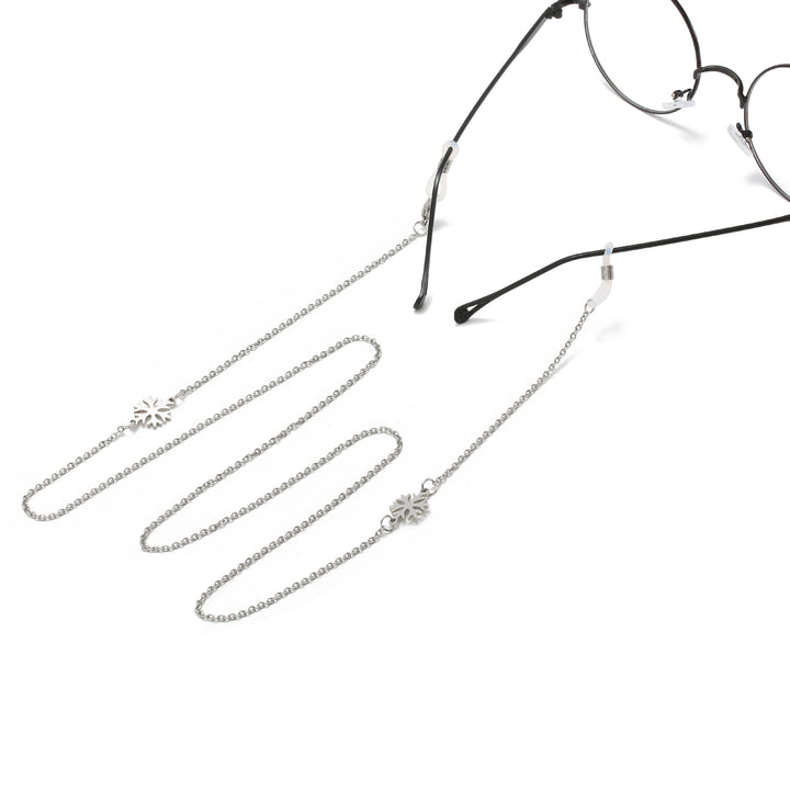 Elegante Edelstahl Brille Kette Karnz