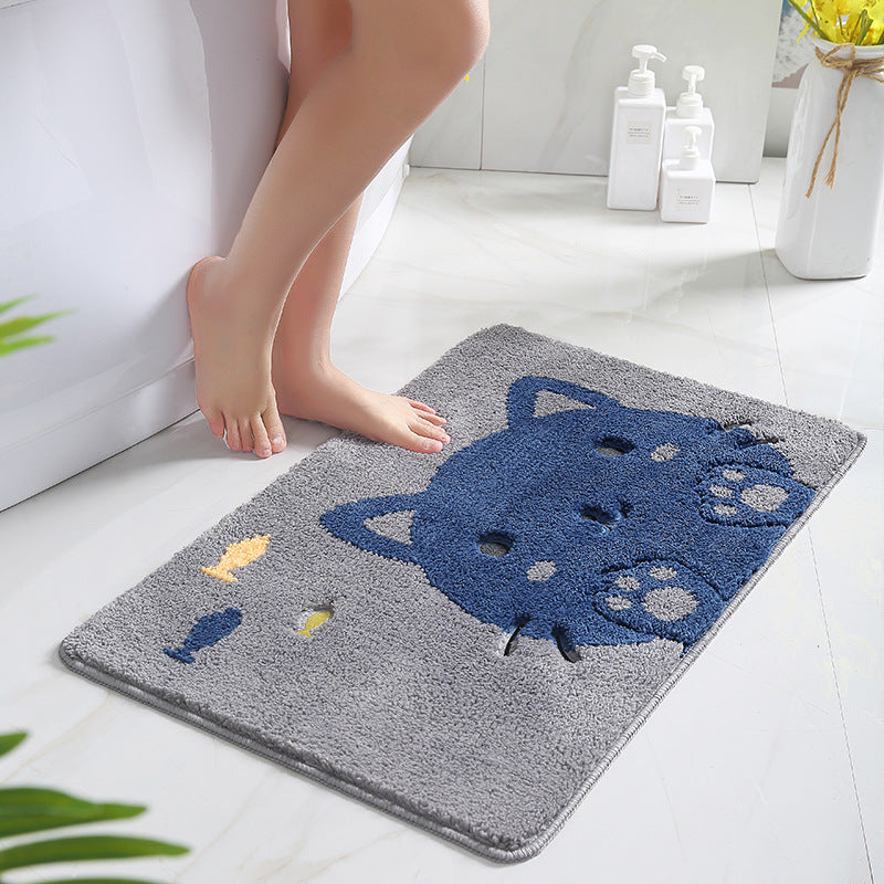 Badematte für das Badezimmer drinnen