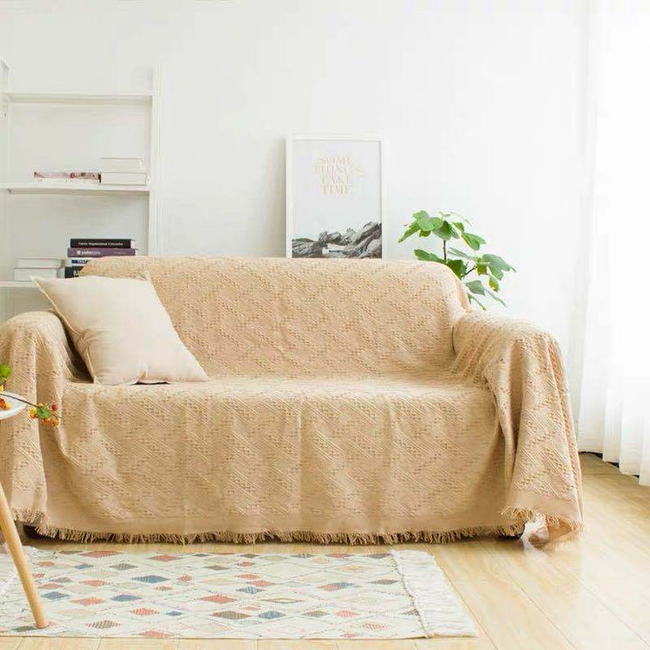 Elegante Gewebte Wurfdecke