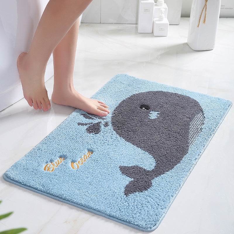 Badematte für das Badezimmer drinnen